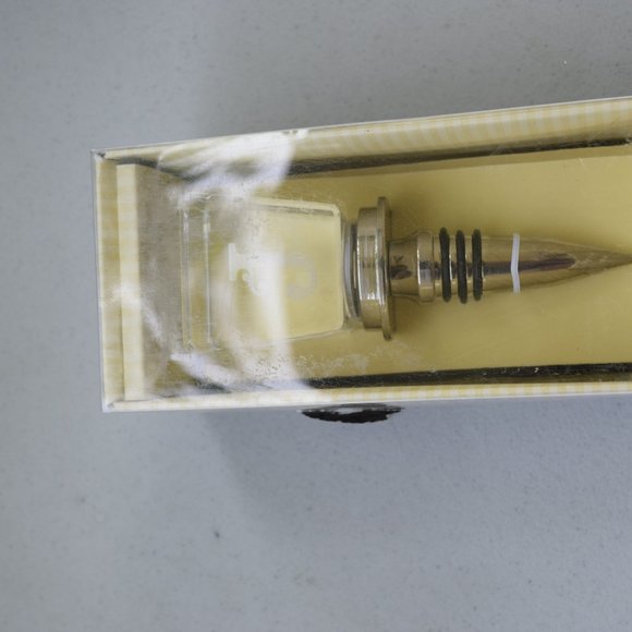 Monogram Wine Bottle Stoppers - Picture 2 of 9